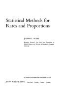Cover of: Statistical methods for rates and proportions by Joseph L. Fleiss