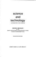 Cover of: Science and technology: an introduction to the literature
