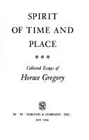 Cover of: Spirit of time and place