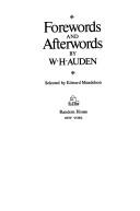 Cover of: Forewords and afterwords