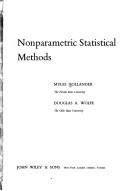 Cover of: Nonparametric statistical methods by Myles Hollander