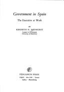 Government in Spain : the executive at work