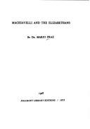 Cover of: Machiavelli and the Elizabethans.