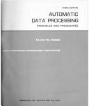 Cover of: Automatic data processing: principles and procedures