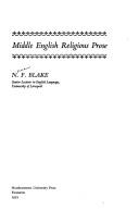 Cover of: Middle English religious prose