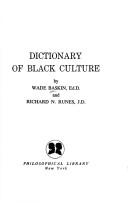 Cover of: Dictionary of Black culture