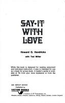 Cover of: Say it with love