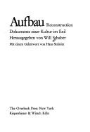 Cover of: Aufbau (reconstruction): Dokumente einer Kultur im Exil.