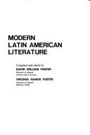 Cover of: Modern Latin American literature by David William Foster