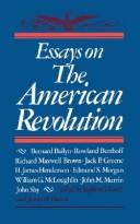 Cover of: Essays on the American Revolution