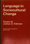 Cover of: Language in sociocultural change