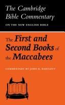 The first and second books of the Maccabees