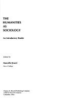 Cover of: The humanities as sociology by Marcello Truzzi