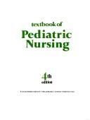 Textbook of pediatric nursing by Dorothy R. Marlow