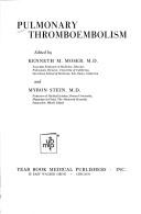 Cover of: Pulmonary thromboembolism.