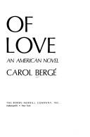 Cover of: Acts of love: an American novel.
