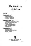 Cover of: The Prediction of suicide.