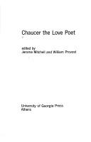 Cover of: Chaucer the love poet