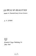 Cover of: Idylls & realities: studies in nineteenth-century German literature