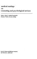 Cover of: Medical readings on counseling and psychological services