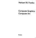 Computergraphik, Computerkunst by Herbert W. Franke