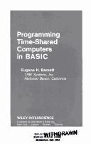 Programming time-shared computers in BASIC by Eugene H. Barnett