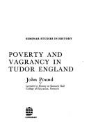 Cover of: Poverty and vagrancy in Tudor England.