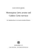 Montesquieus Lettres persanes und Cadalsos Cartas marruecas by Klaus-Jürgen Bremer