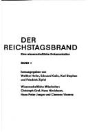 Cover of: Der Reichstagsbrand: eine wissenschaftliche Dokumentation