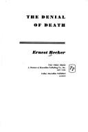 Cover of: The denial of death.