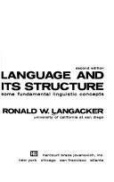 Cover of: Language and its structure: some fundamental linguistic concepts