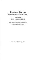 Cover of: Eskimo poems from Canada and Greenland