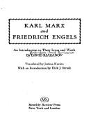 Karl Marx and Friedrich Engels : an introduction to their lives and work