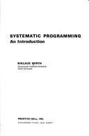 Cover of: Systematic programming: an introduction.