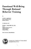 Cover of: Emotional well-being through rational behavior training