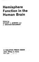 Cover of: Hemisphere function in the human brain.