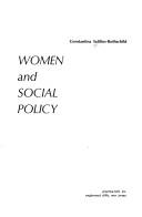 Cover of: Women and social policy by Constantina Safilios-Rothschild