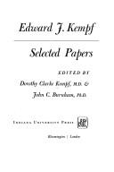 Selected papers [of] Edward J. Kempf