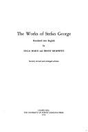 The works of Stefan George by Stefan Anton George