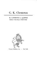 G.K. Chesterton by Lawrence J. Clipper
