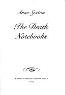 Cover of: death notebooks.