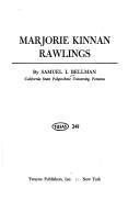 Cover of: Marjorie Kinnan Rawlings by Samuel Irving Bellman