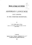 Assyrian language by Leonard William King