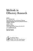 Cover of: Methods in olfactory research