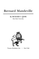Cover of: Bernard Mandeville