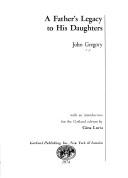 Cover of: A father's legacy to his daughters.