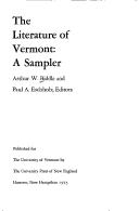 Cover of: The literature of Vermont: a sampler.