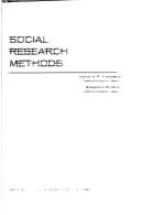 Cover of: Social research methods