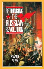 Cover of: Rethinking the Russian Revolution