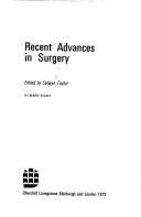 Recent advances in surgery. No.8